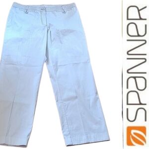 SZ16 Cotton SPANNER White Trousers with Relaxed Fit